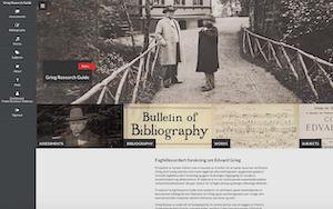 Grieg Research Guide home page